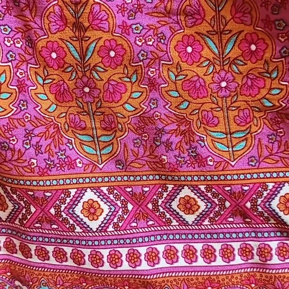 NATURAL LIFE Pink, Orange and White Floral Women's Size SMALL Dress - Picture 6 of 7